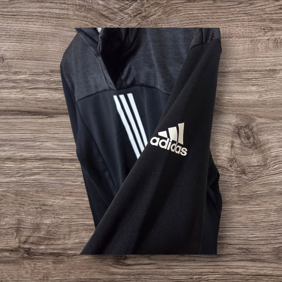 Adidas Black Performance Jacket with High Collar and Slim Fit Size Small - Picture 5 of 6